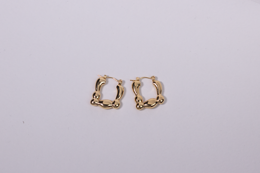 Piko earring, 18k Gold-plated