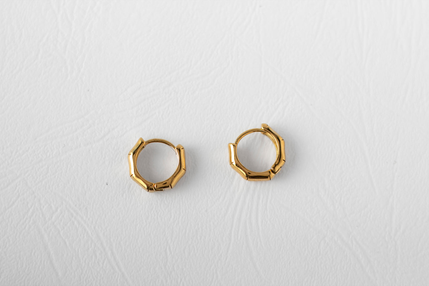 Puff earring, 18k Gold-plated