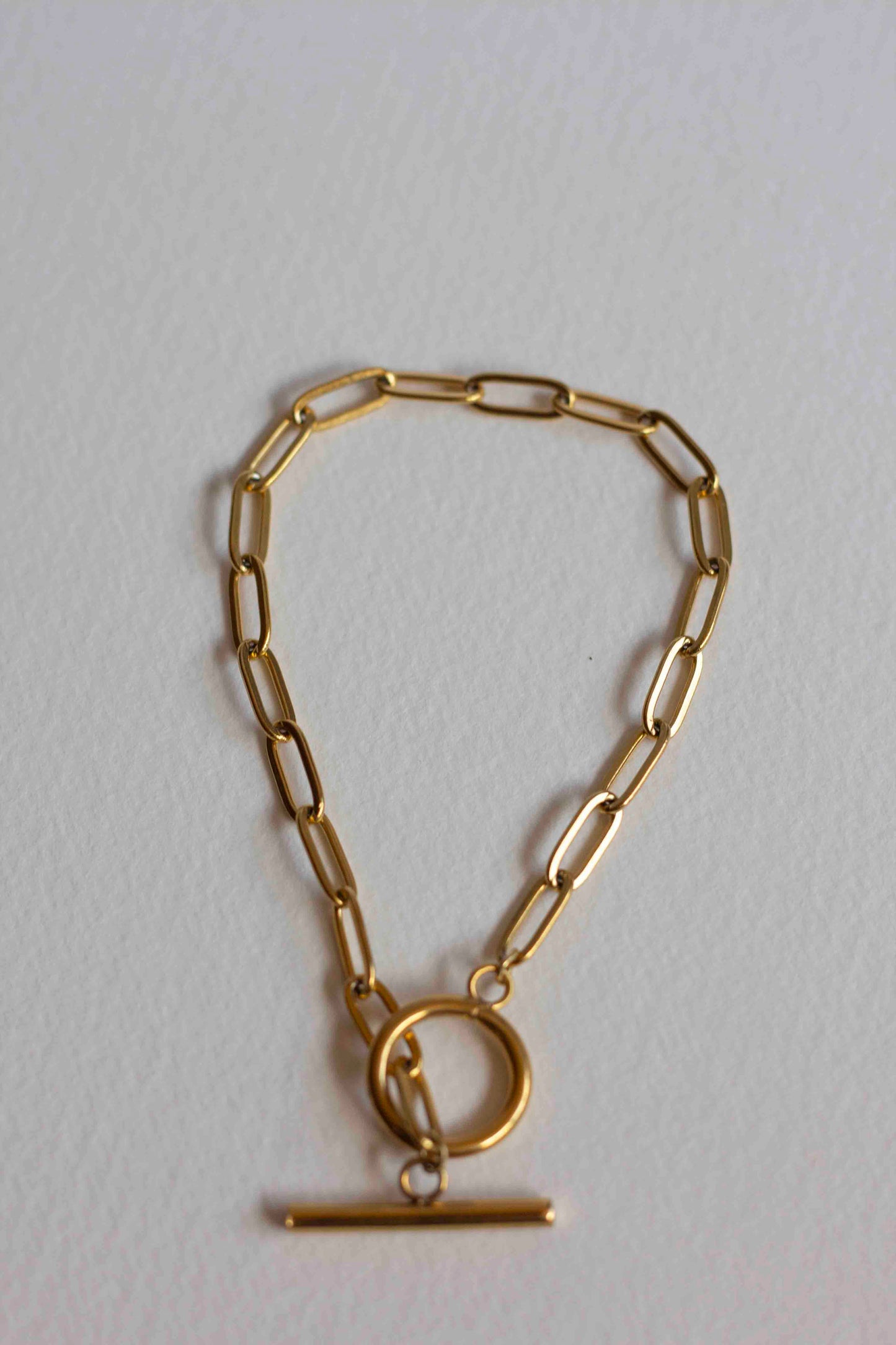 Aro bracelet, 18k Gold-plated