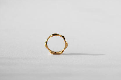 Bud ring,  18k Gold-plated