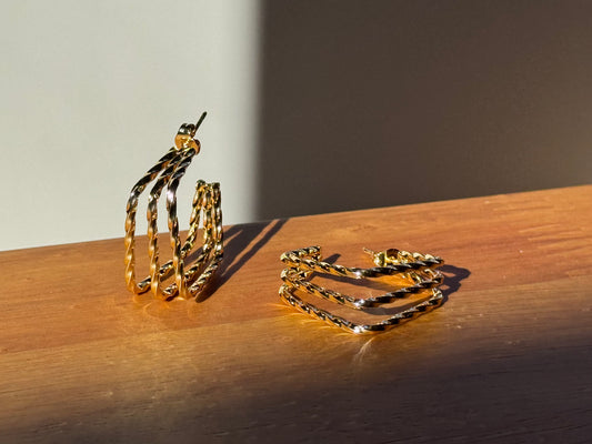 Saoai gold, 18k gold plated