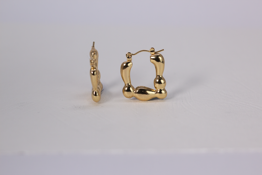 Piko earring, 18k Gold-plated