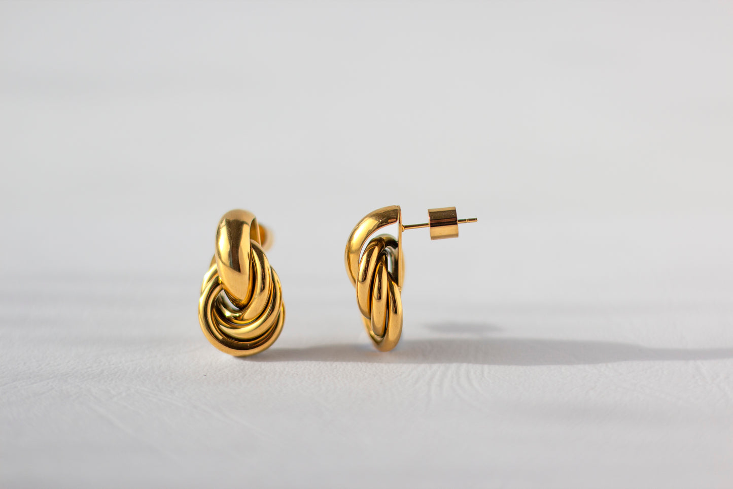 Brine earring, 18k Gold-plated