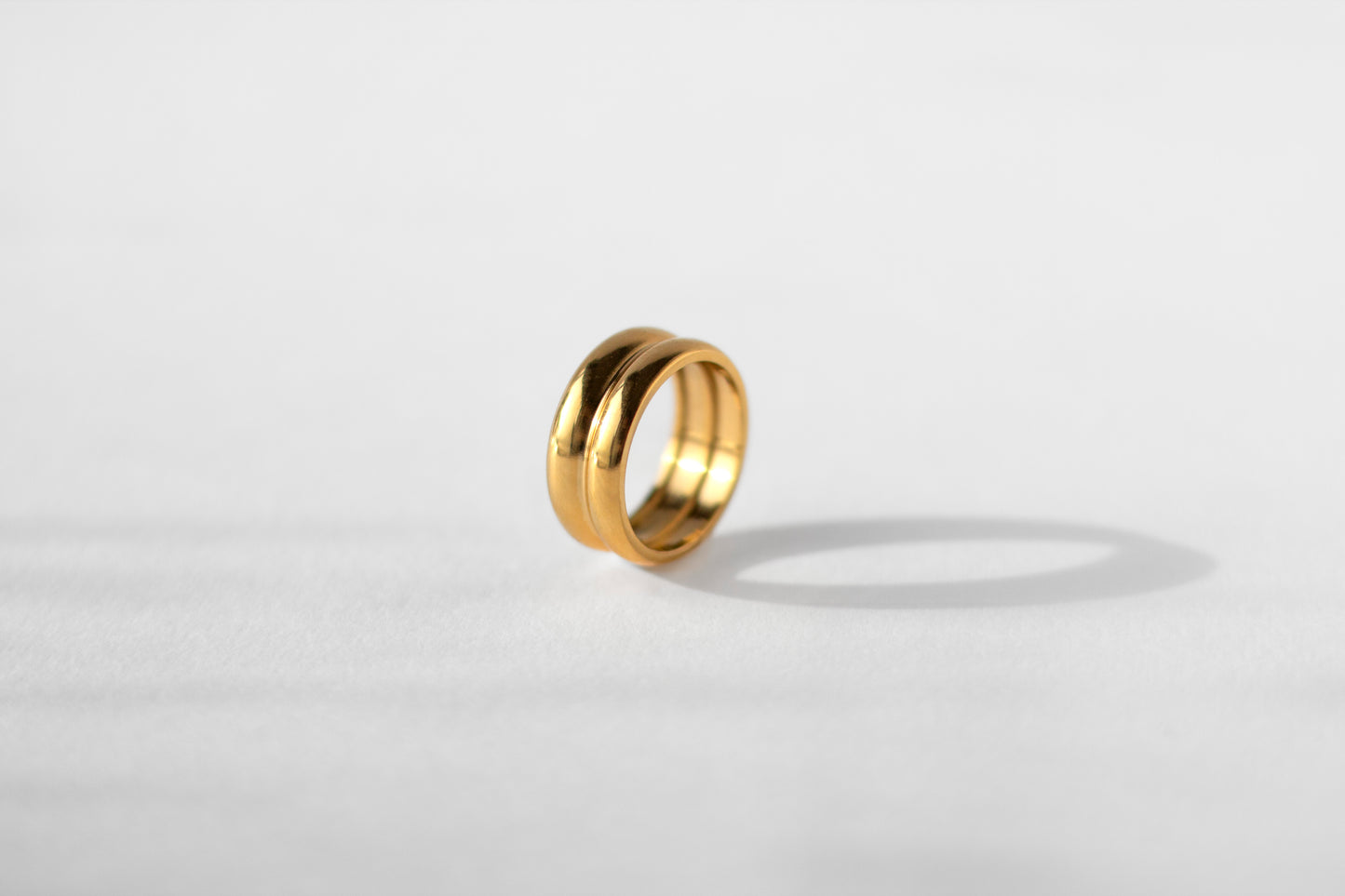 Dune ring,  18k Gold-plated