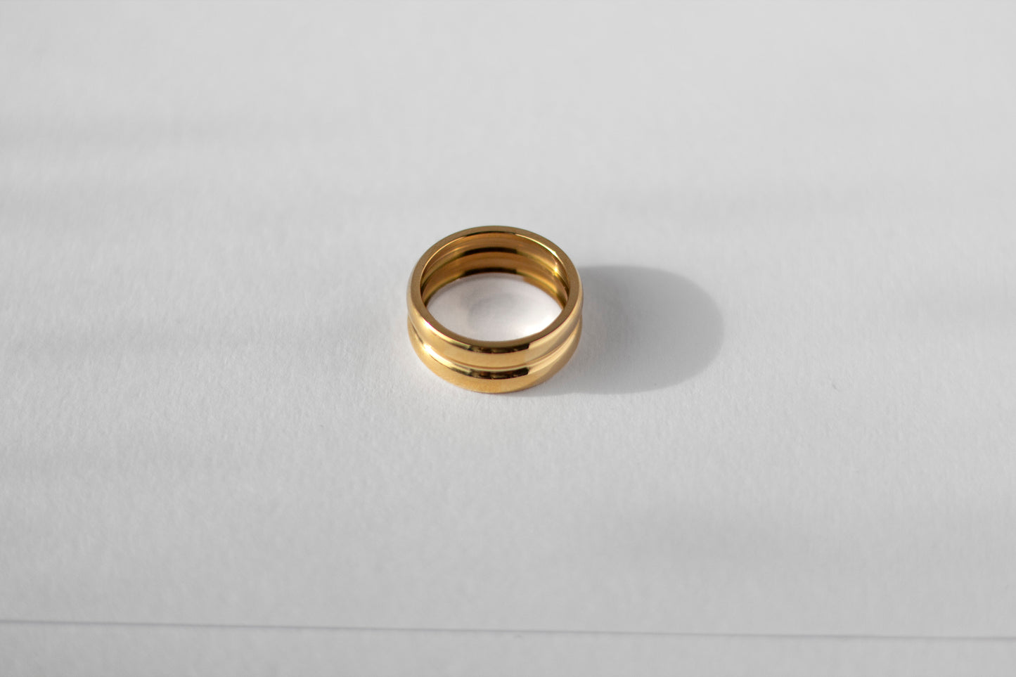 Dune ring,  18k Gold-plated
