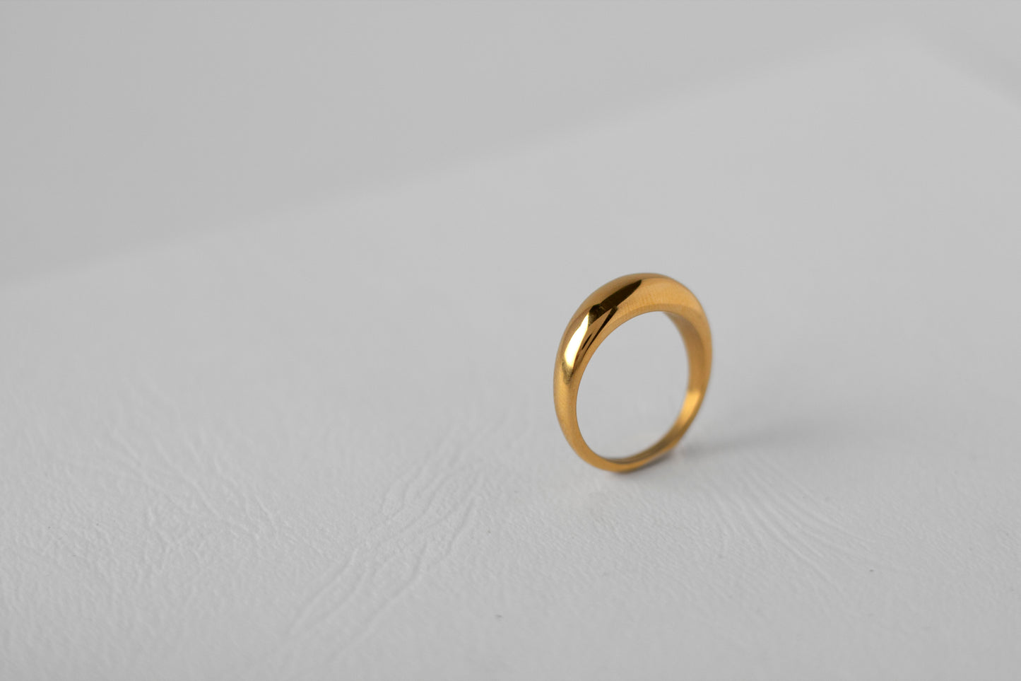 Loaf ring, 18k Gold-plated