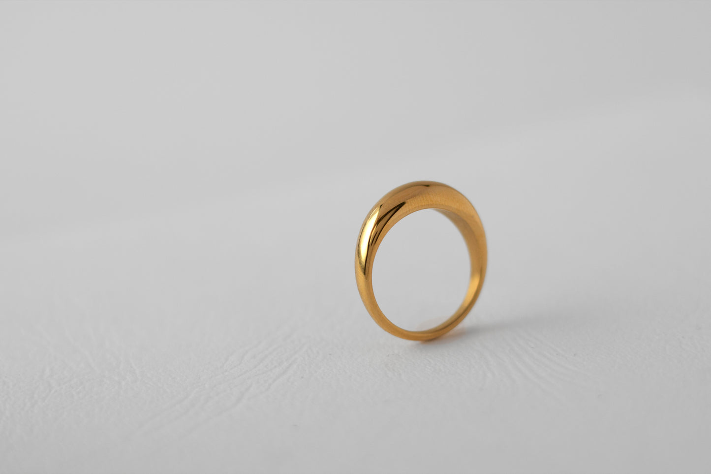 Loaf ring, 18k Gold-plated