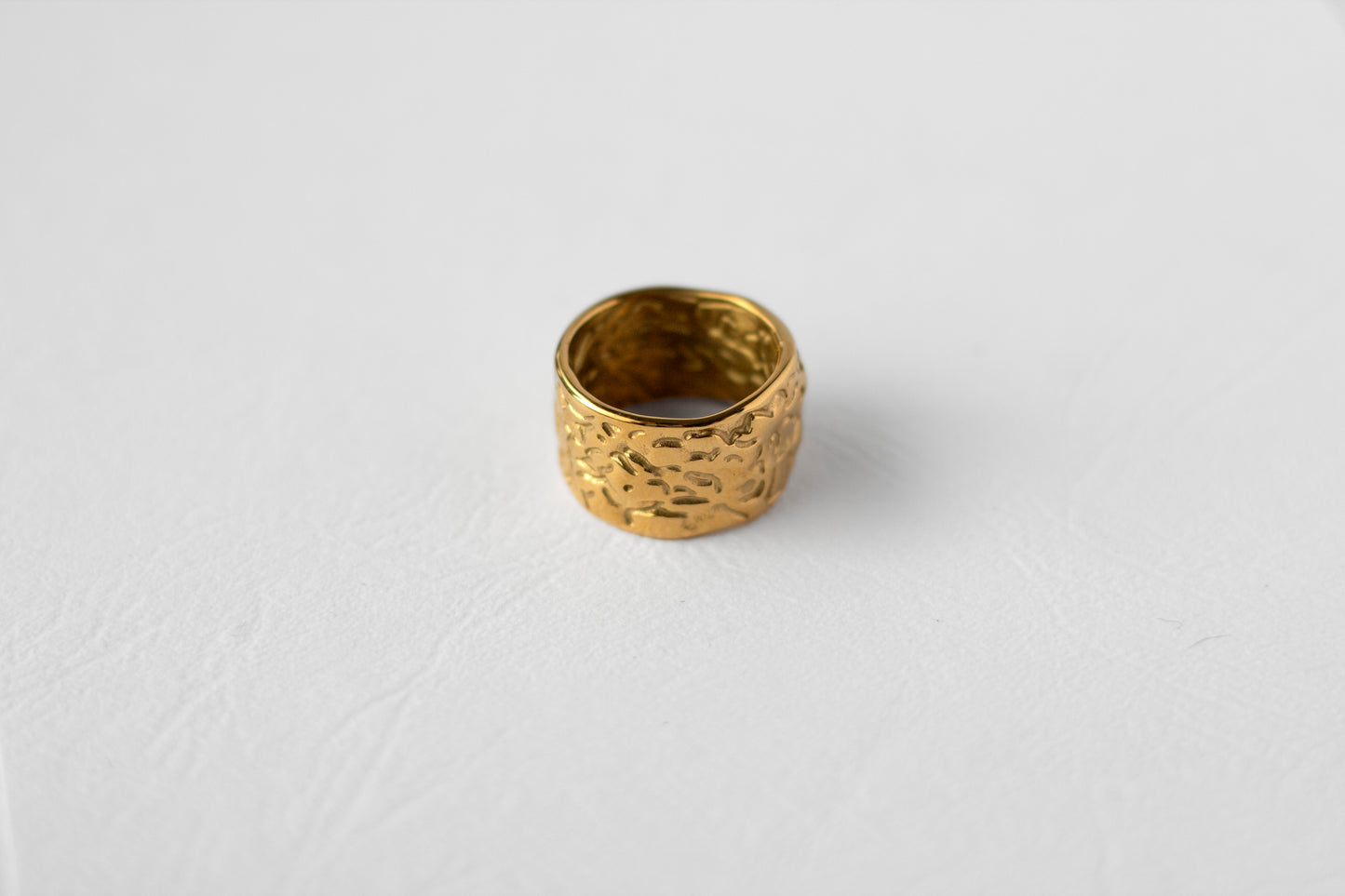 Grain ring, 18k Gold-plated