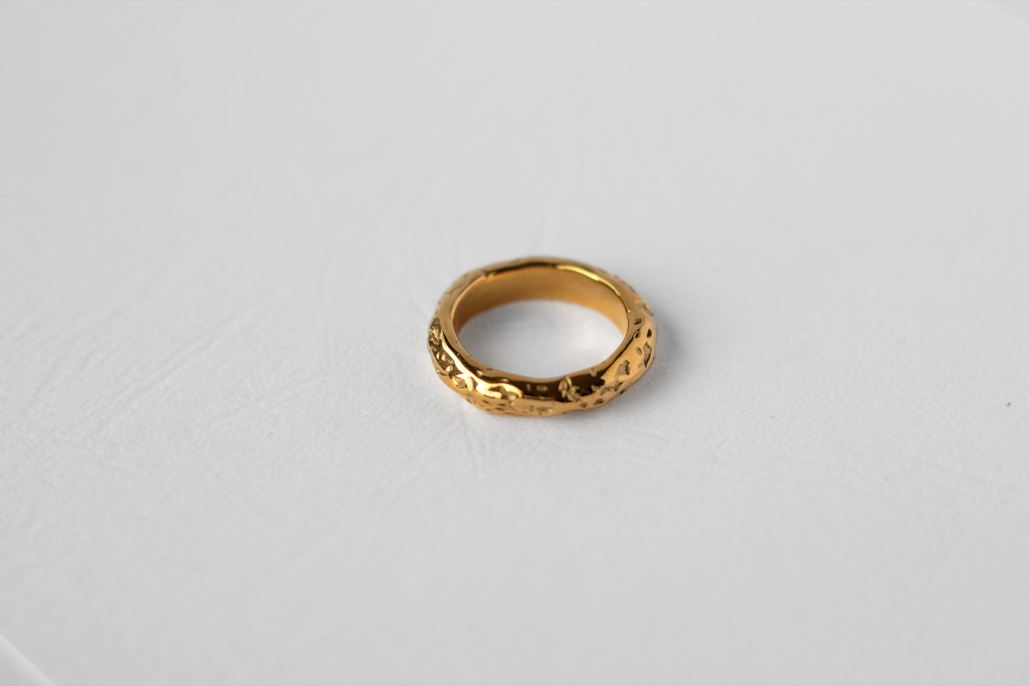 Drift ring, 18k Gold-plated