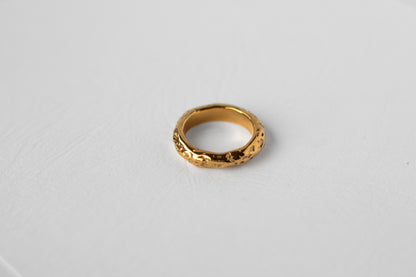 Drift ring, 18k Gold-plated