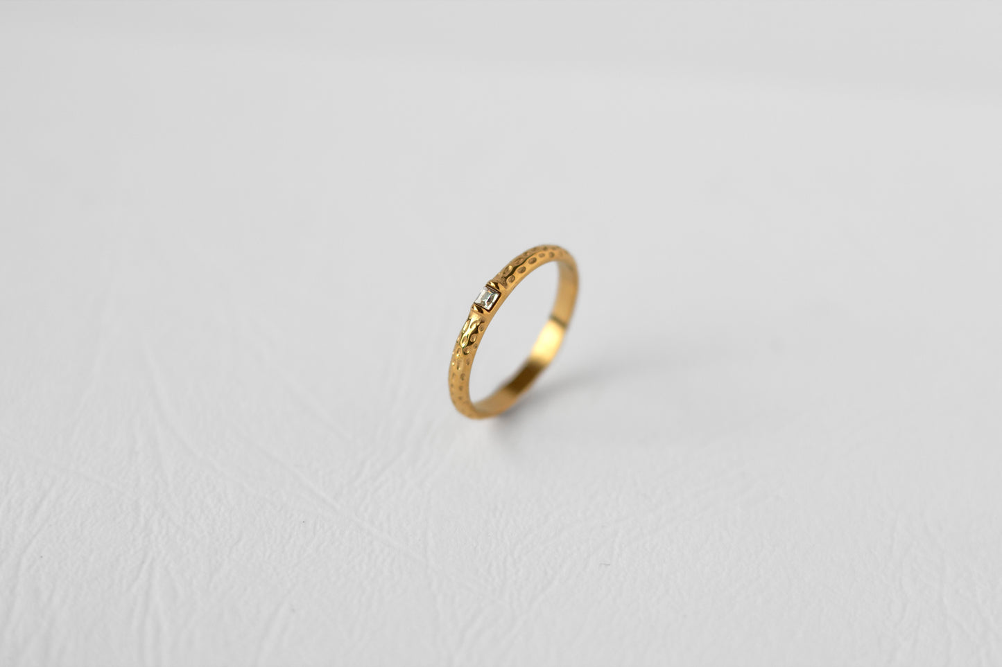 Twig ring, 18k Gold-plated