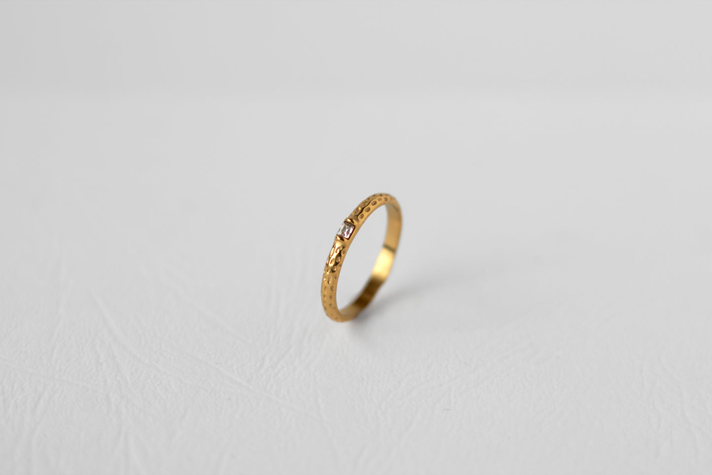 Twig ring, 18k Gold-plated