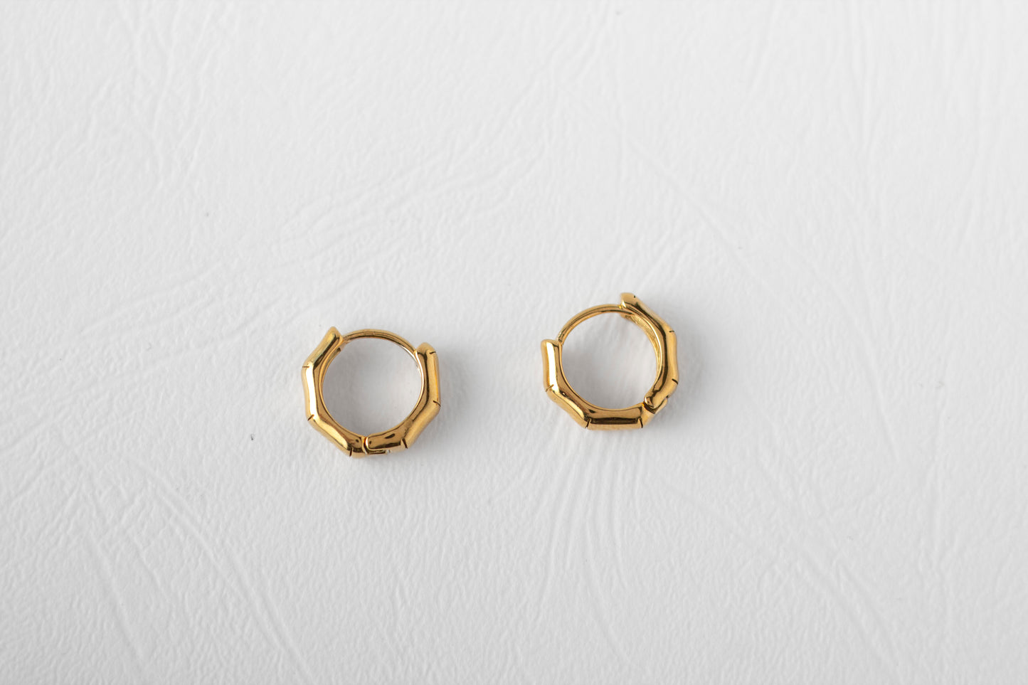 Puff earring, 18k Gold-plated
