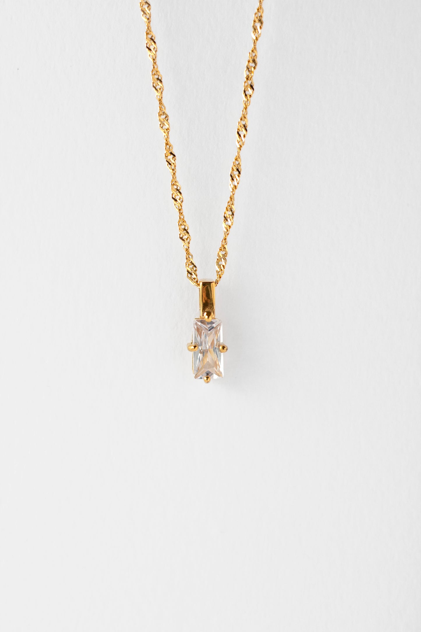 Lucent necklace, 18k Gold-plated