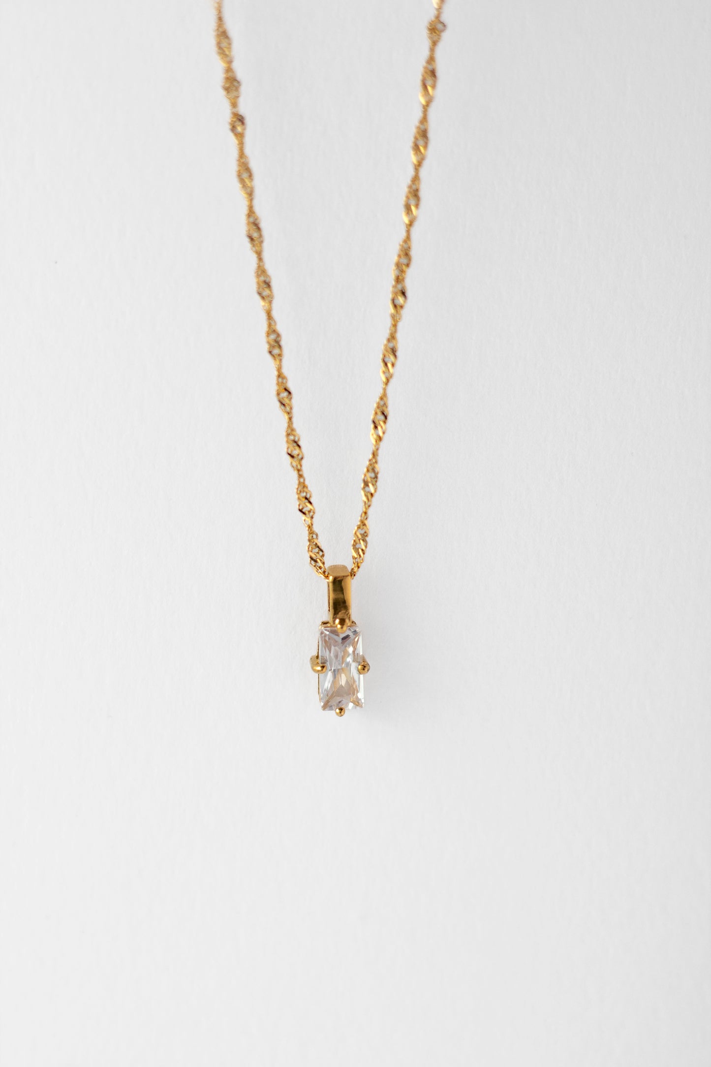 Lucent necklace, 18k Gold-plated