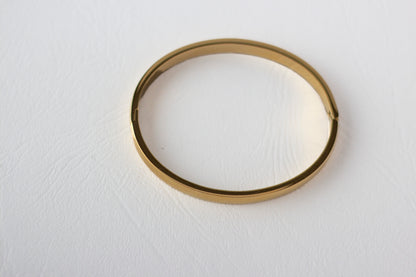 Loom bracelet, 18k Gold-plated