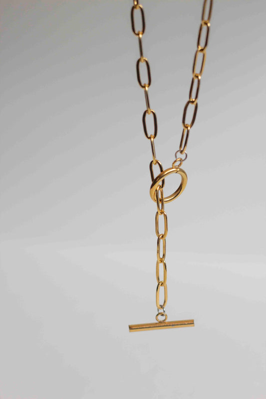 Aro necklace, 18k Gold-plated