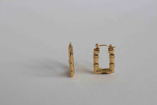 Kiri earring, 18k Gold-plated