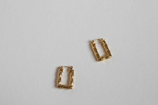 Kiri earring, 18k Gold-plated