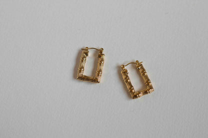 Kiri earring, 18k Gold-plated