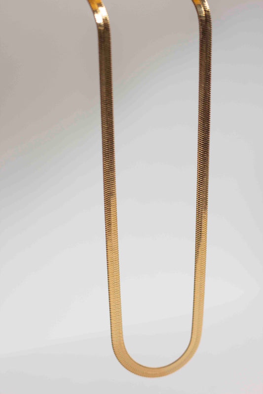 Cedar necklace, 18k Gold-plated