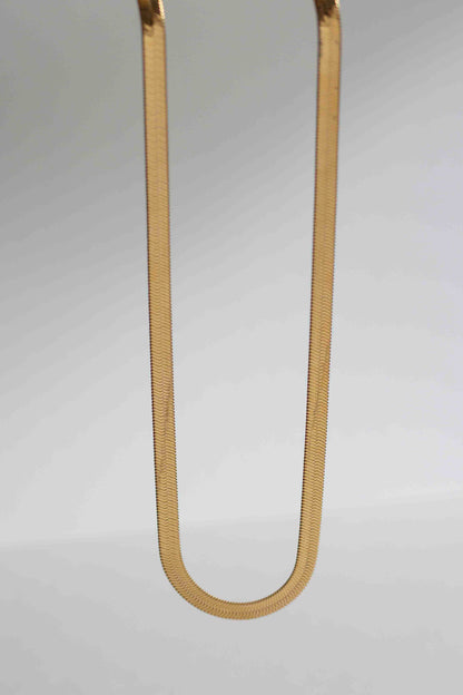 Cedar necklace, 18k Gold-plated