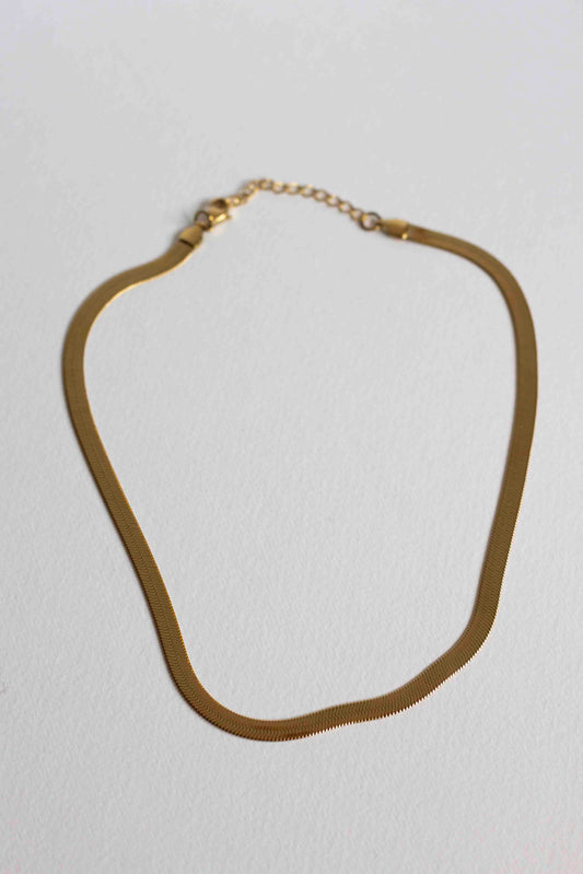 Cedar necklace, 18k Gold-plated