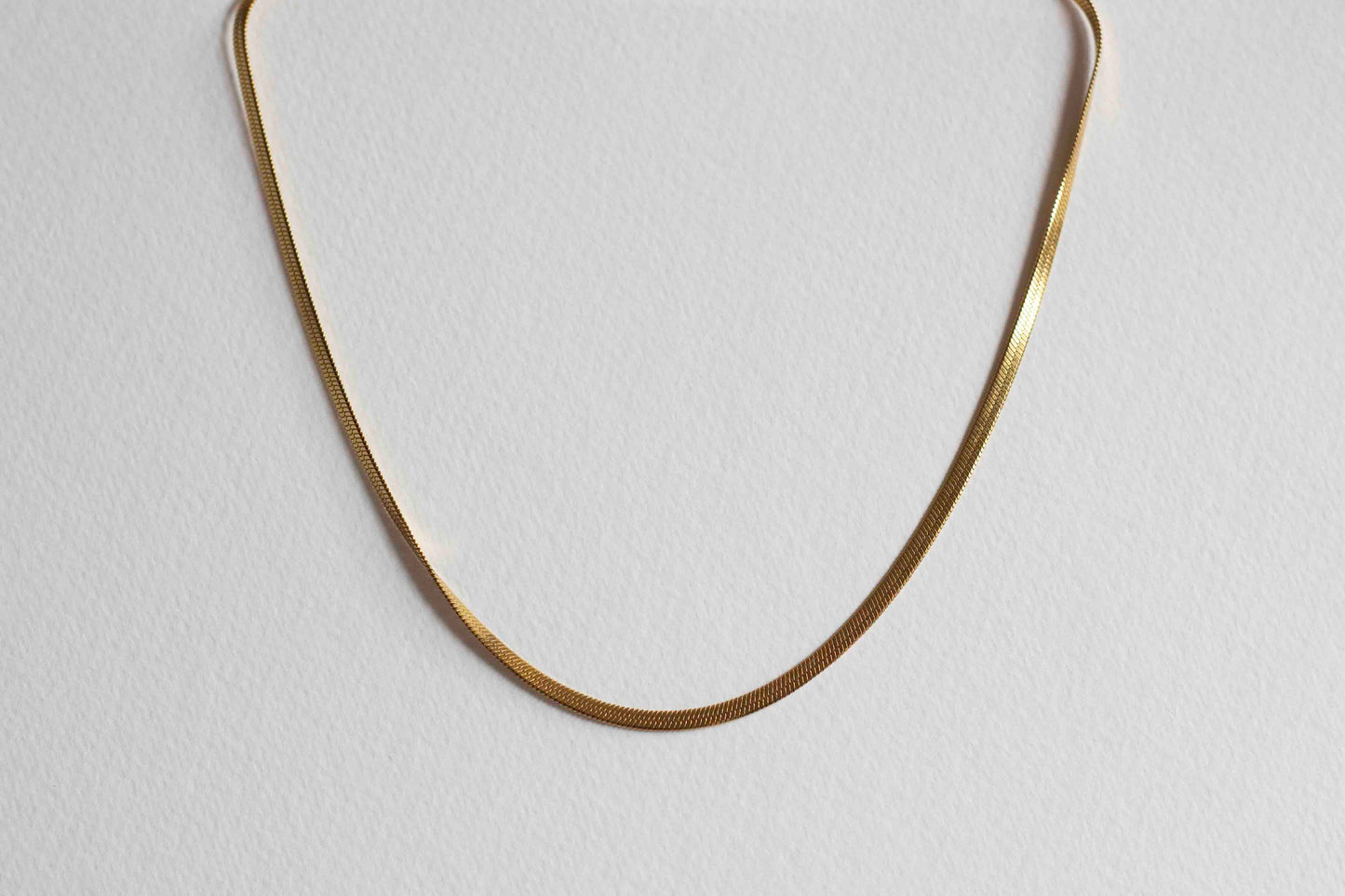 Willow necklace, 18k Gold-plated