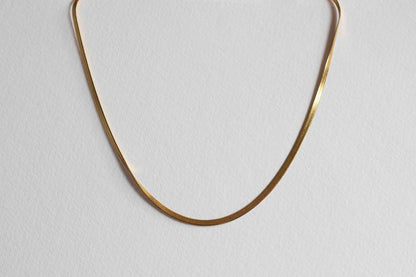Willow necklace, 18k Gold-plated