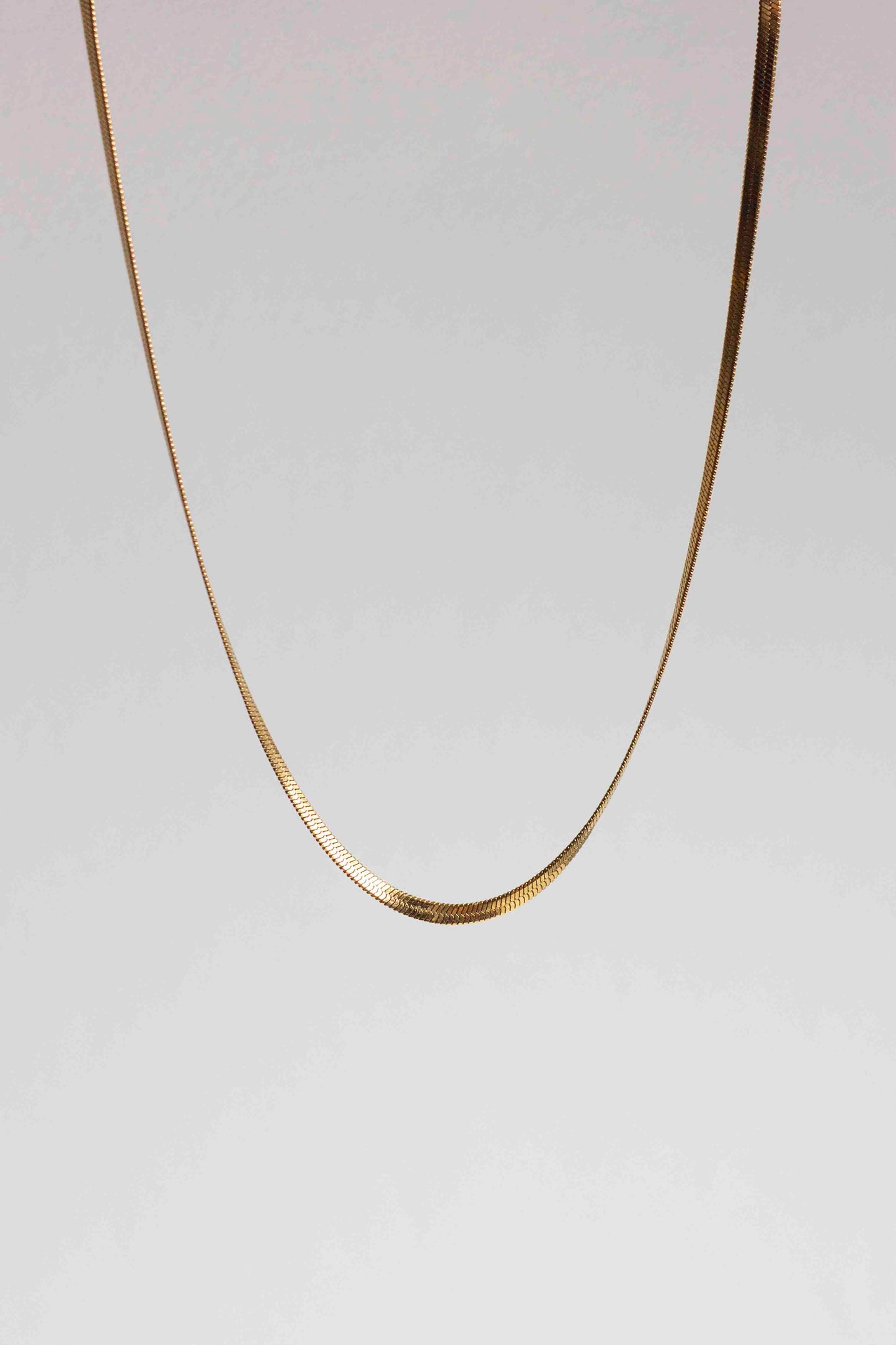 Willow necklace, 18k Gold-plated