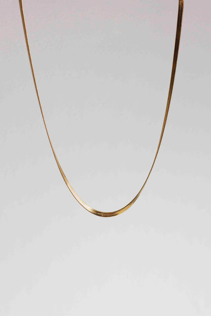 Willow necklace, 18k Gold-plated