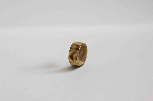 Weave ring, 18k Gold-plated
