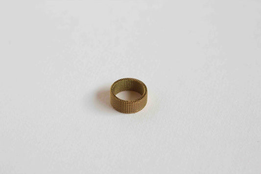 Weave ring, 18k Gold-plated