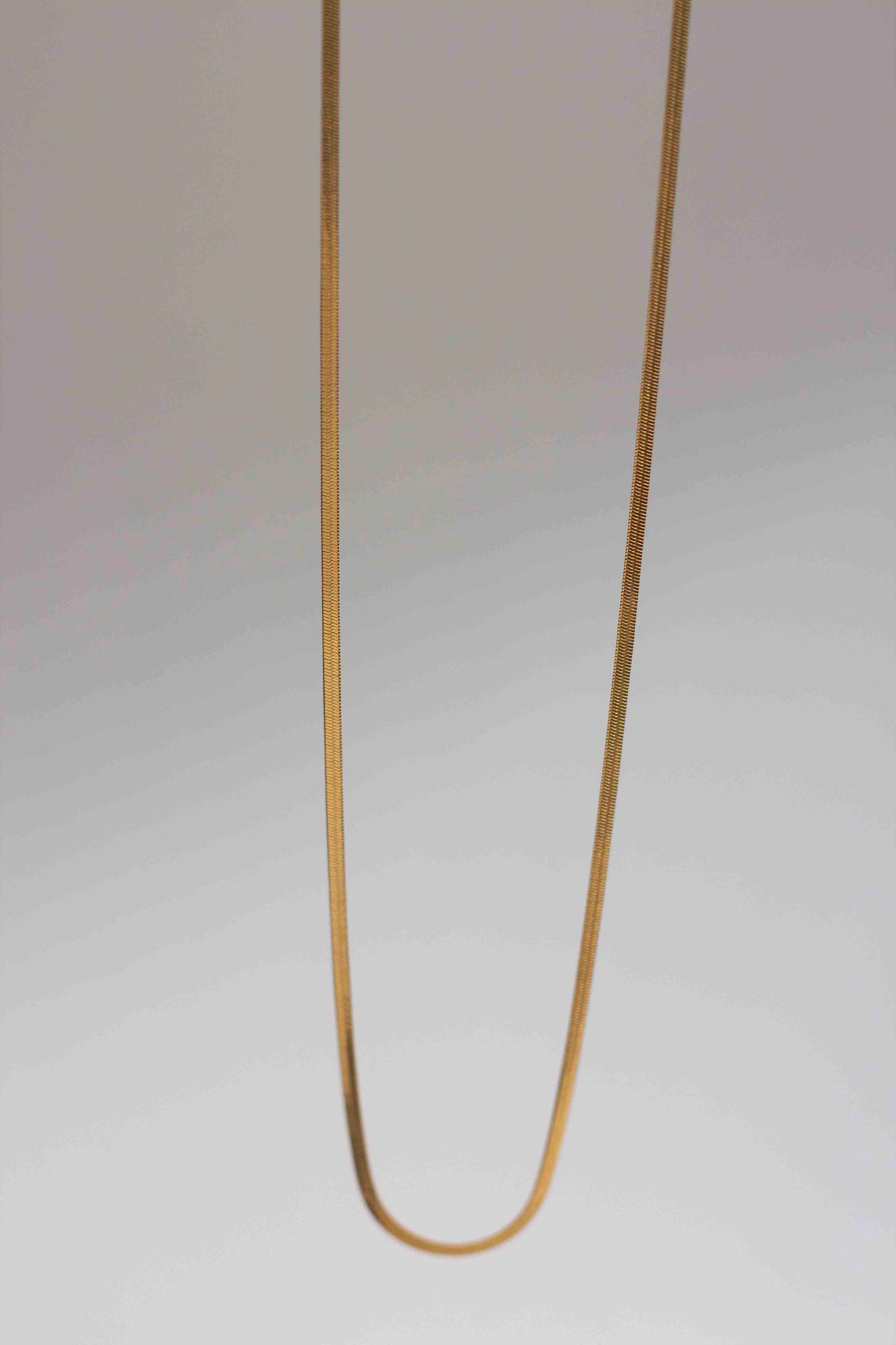 Reed necklace, 18k Gold-plated