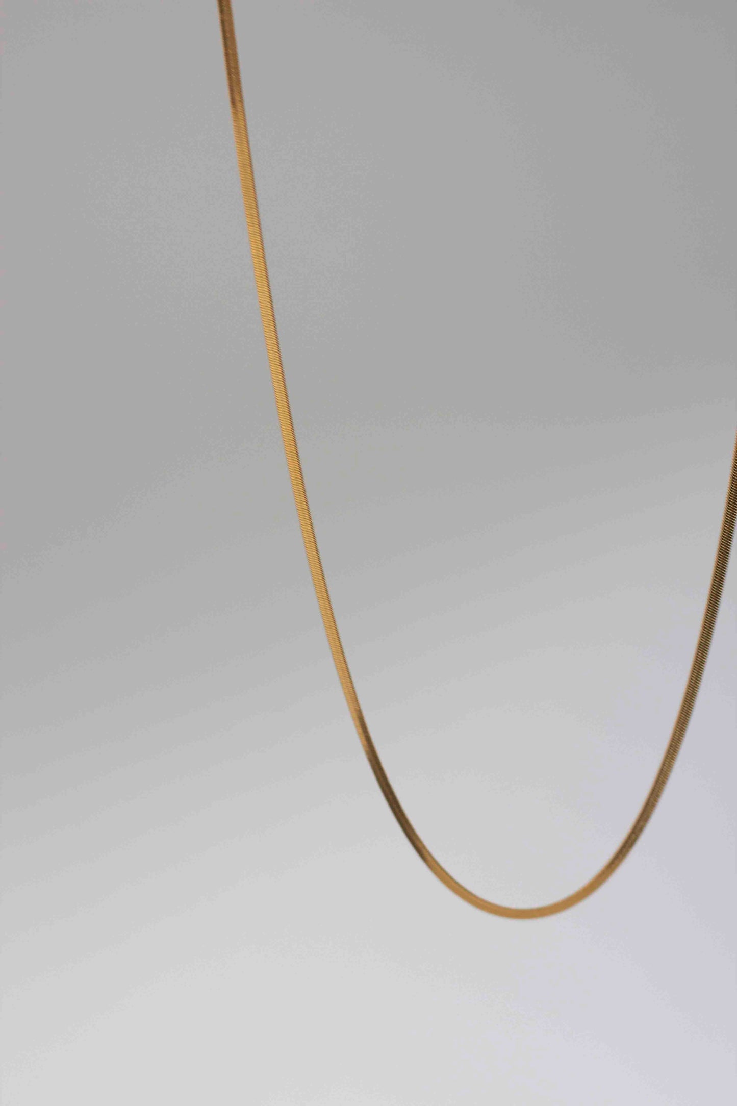 Reed necklace, 18k Gold-plated