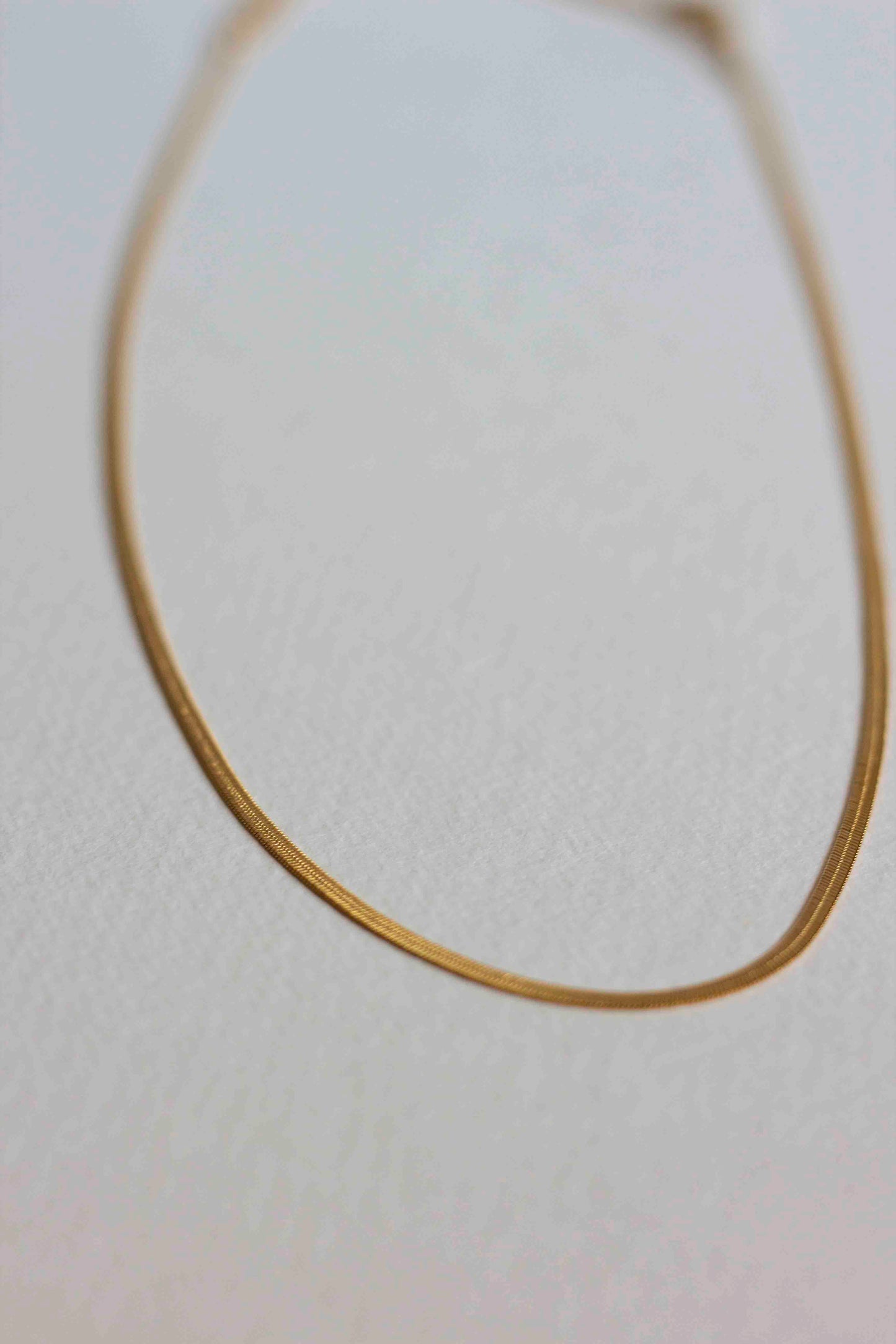 Reed necklace, 18k Gold-plated