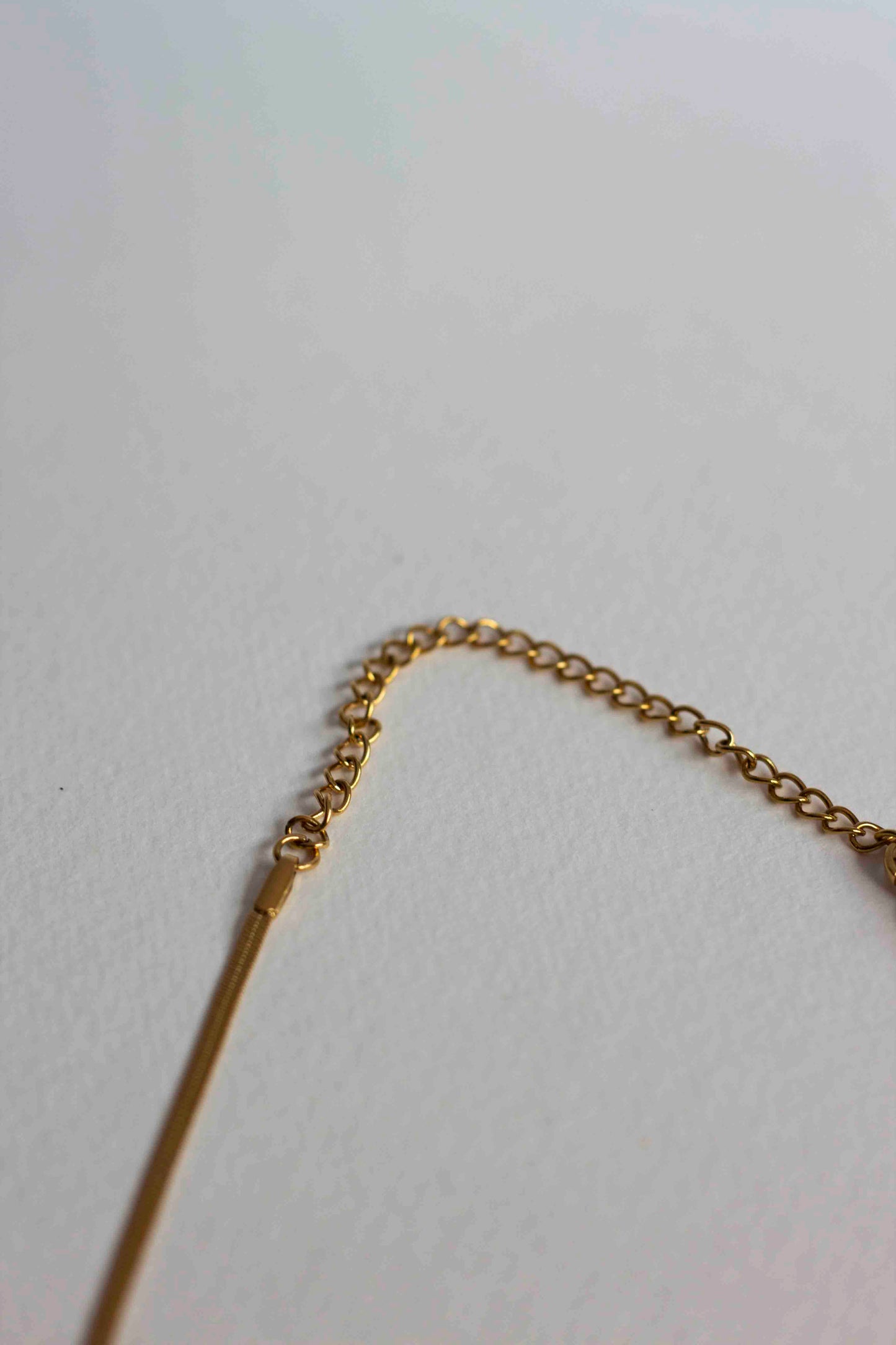 Reed necklace, 18k Gold-plated