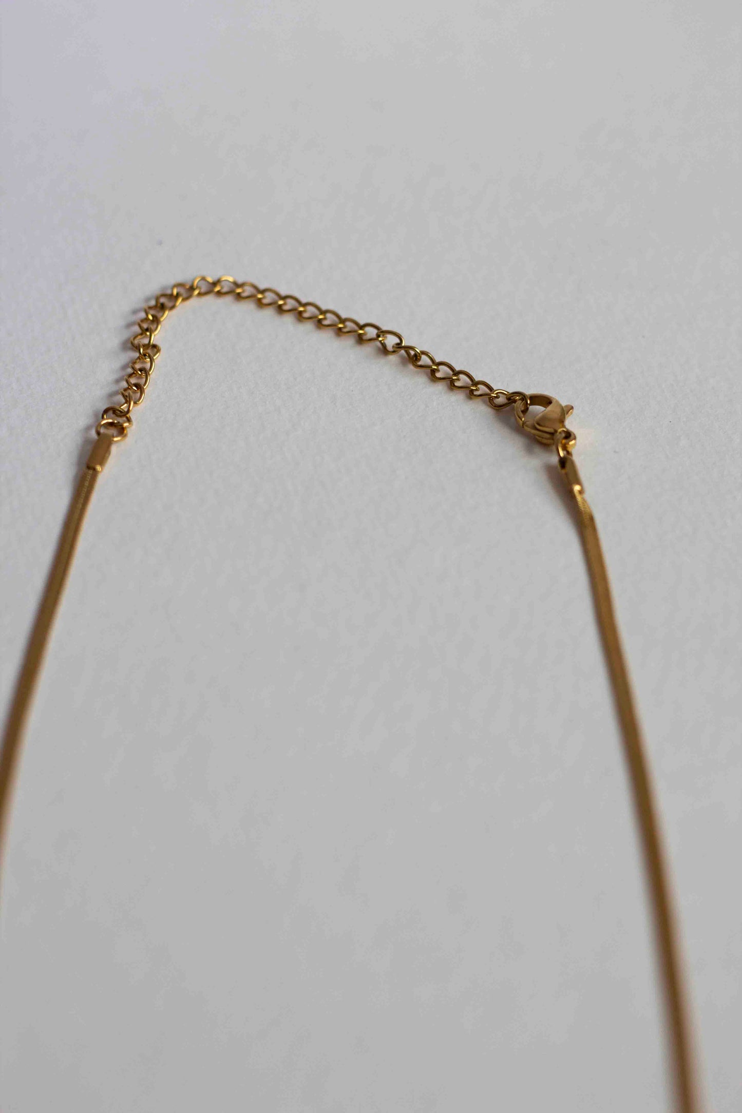 Reed necklace, 18k Gold-plated
